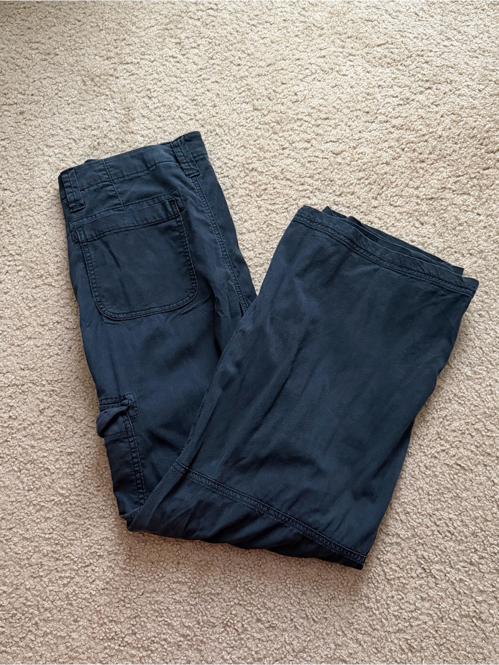 Dark Gray Casual Cargo Pants